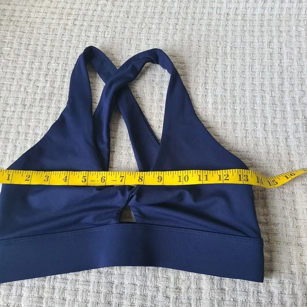 Fabletics Women's Navy Blue Sports Bra Size XS